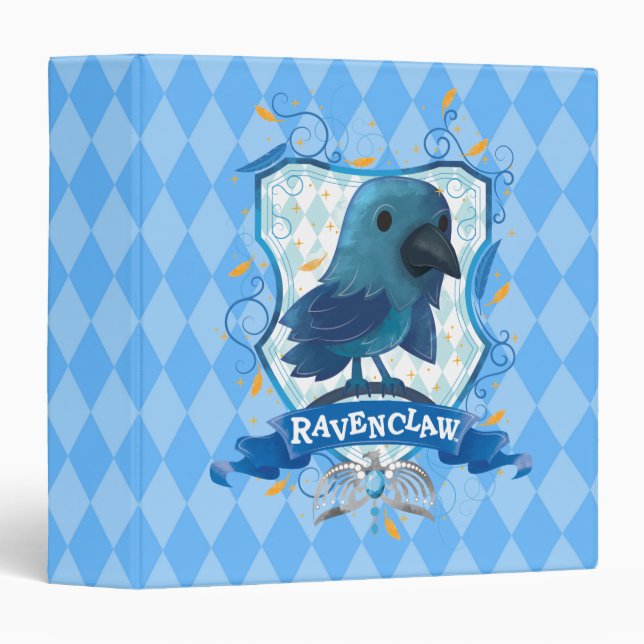 Harry Potter | Charming RAVENCLAW™ Crest 3 Ring Binder (Front/Spine)