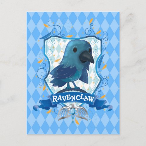Harry Potter  Charming RAVENCLAWâ Crest Postcard