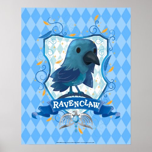 Harry Potter  Charming RAVENCLAW Crest Poster