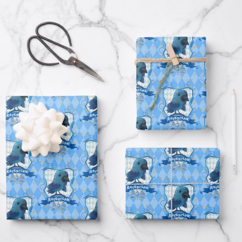 Harry Potter  Charming RAVENCLAW Crest Wrapping Paper Sheets