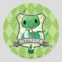 Harry Potter | Charming SLYTHERIN™ Crest Classic Round Sticker