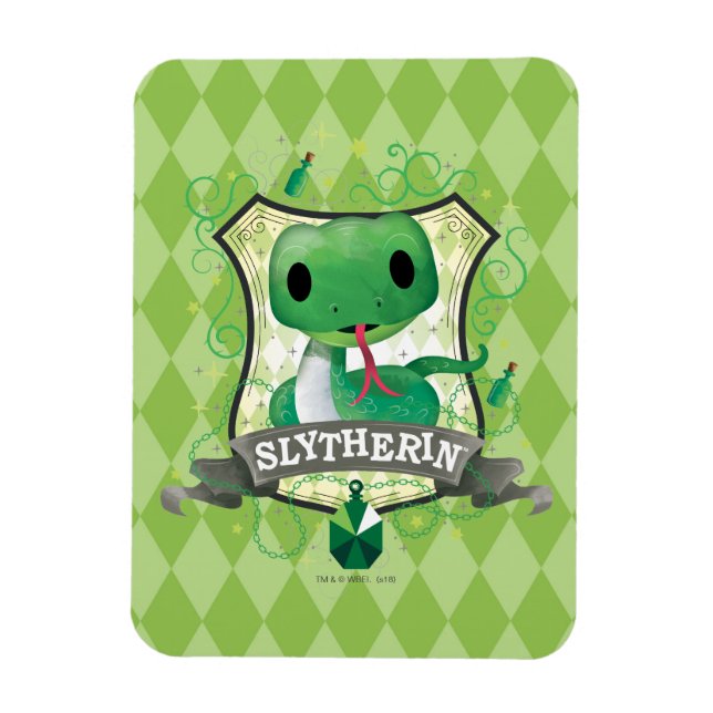 Harry Potter | Charming SLYTHERIN™ Crest Magnet (Vertical)