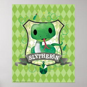 Harry Potter   Charming SLYTHERIN™ Crest Poster