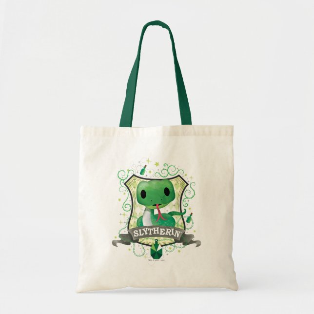 Harry Potter | Charming SLYTHERIN™ Crest Tote Bag (Front)