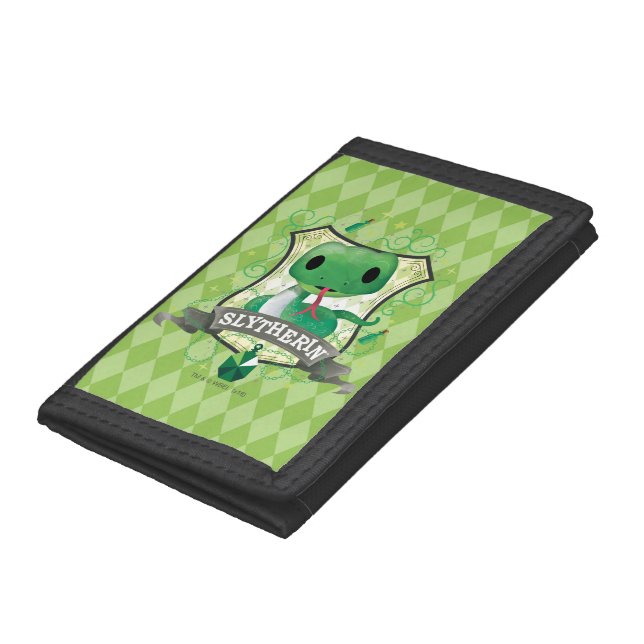 Harry Potter | Charming SLYTHERIN™ Crest Tri-fold Wallet (Bottom)