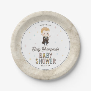 Harry Potter Chibi Draco Malfoy Wizard Baby Shower Paper Plates