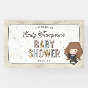 Harry Potter Chibi Hermione Wizard Baby Shower Banner