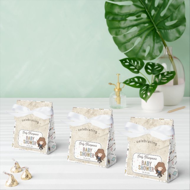 Harry Potter Chibi Hermione Wizard Baby Shower Favor Boxes (Multiple)