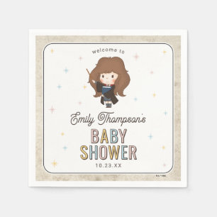 Harry Potter Chibi Hermione Wizard Baby Shower Napkins