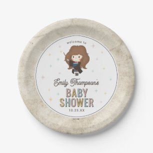 Harry Potter Chibi Hermione Wizard Baby Shower Paper Plates