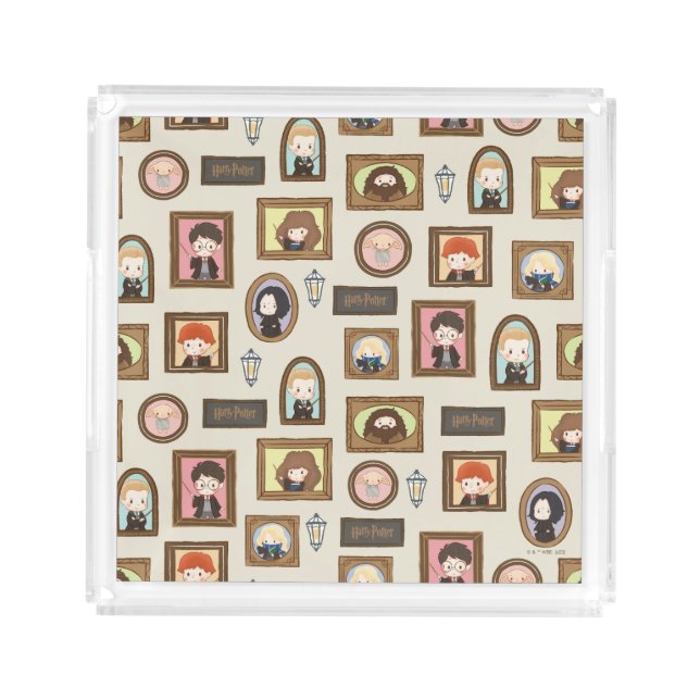 HARRY POTTER™ Chibi Picture Frame Pattern Acrylic Tray (Front)