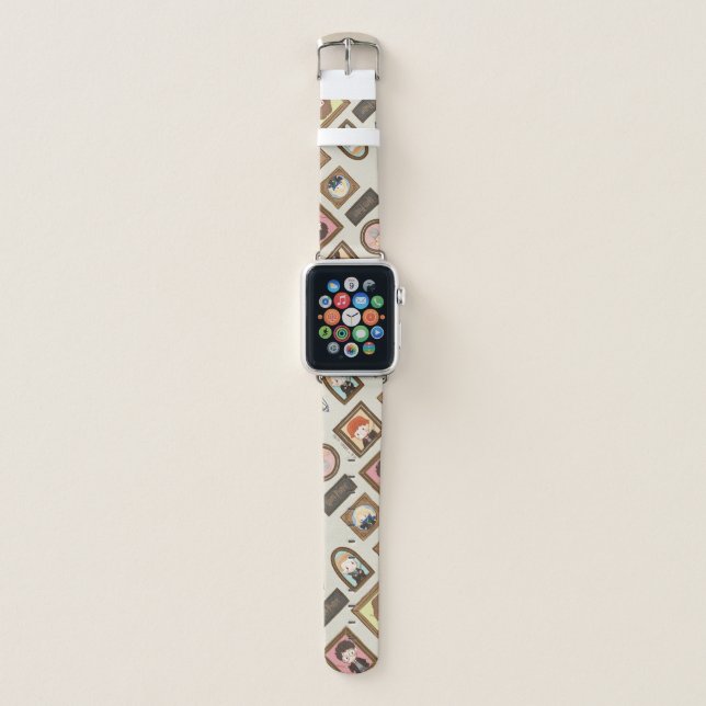 HARRY POTTER™ Chibi Picture Frame Pattern Apple Watch Band (Front)