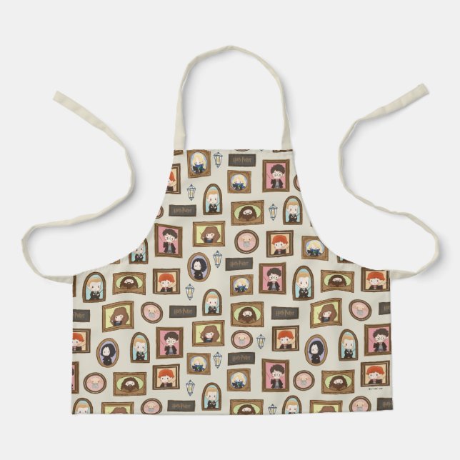 HARRY POTTER™ Chibi Picture Frame Pattern Apron (Front)