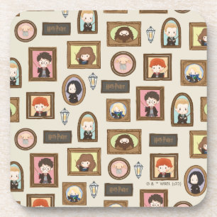 HARRY POTTER™ Chibi Picture Frame Pattern Beverage Coaster