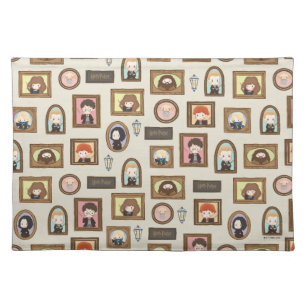 HARRY POTTER™ Chibi Picture Frame Pattern Cloth Placemat