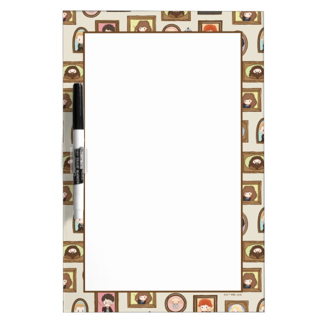 HARRY POTTER™ Chibi Picture Frame Pattern Dry Erase Board (Front)