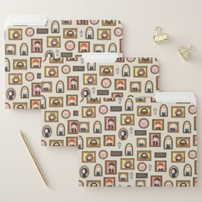 HARRY POTTER™ Chibi Picture Frame Pattern File Folder (Set)