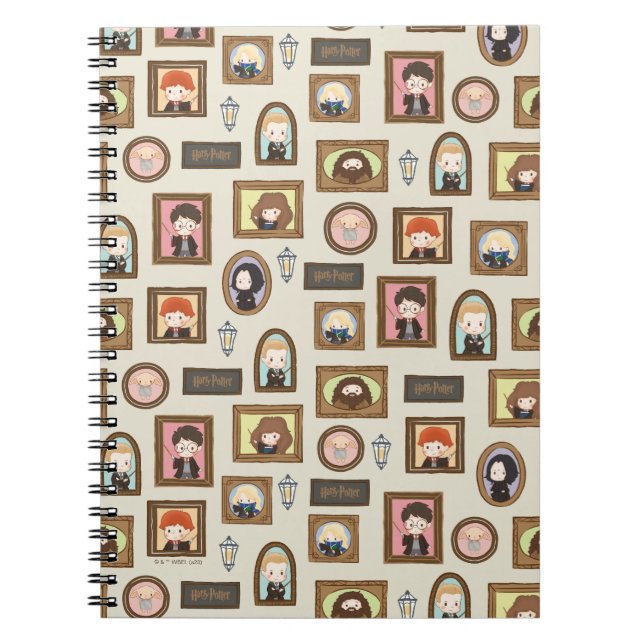 HARRY POTTER™ Chibi Picture Frame Pattern Notebook (Front)