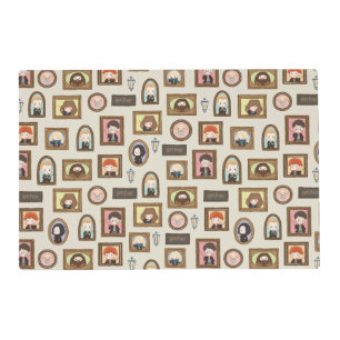 HARRY POTTER™ Chibi Picture Frame Pattern Placemat