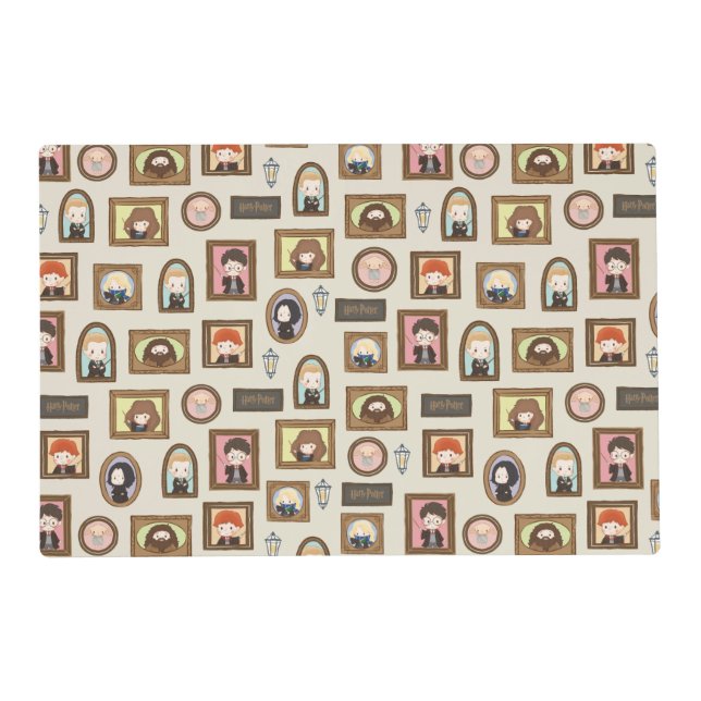 HARRY POTTER™ Chibi Picture Frame Pattern Placemat (Front)