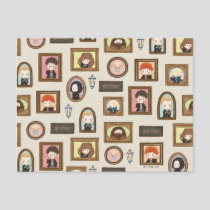 HARRY POTTER™ Chibi Picture Frame Pattern Postcard