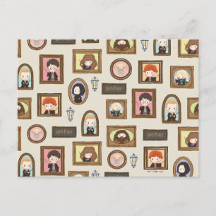 HARRY POTTER™ Chibi Picture Frame Pattern Postcard