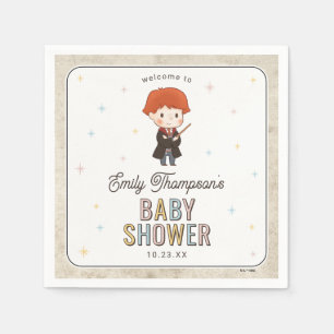 Harry Potter Chibi Ron Weasley Wizard Baby Shower Napkins