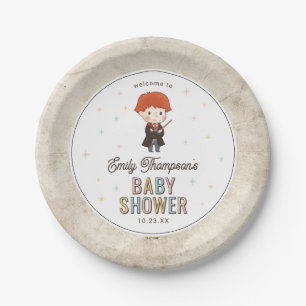 Harry Potter Chibi Ron Weasley Wizard Baby Shower Paper Plates