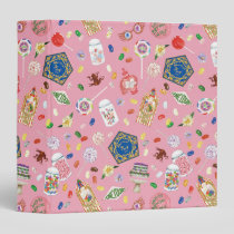 HARRY POTTER™ | Chocolate Frogs & Candy Pattern 3 Ring Binder
