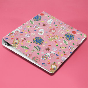 HARRY POTTER™ Chocolate Frogs & Candy Pattern 3 Ring Binder