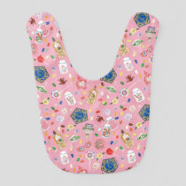HARRY POTTER™ | Chocolate Frogs & Candy Pattern Baby Bib