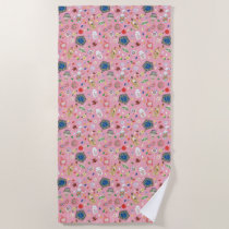 HARRY POTTER™ | Chocolate Frogs & Candy Pattern Beach Towel