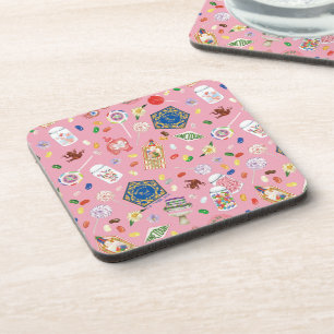 HARRY POTTER™   Chocolate Frogs & Candy Pattern Beverage Coaster