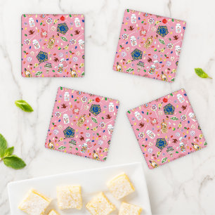 HARRY POTTER™   Chocolate Frogs & Candy Pattern Coaster Set
