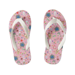 HARRY POTTER™ Chocolate Frogs & Candy Pattern Kid's Flip Flops