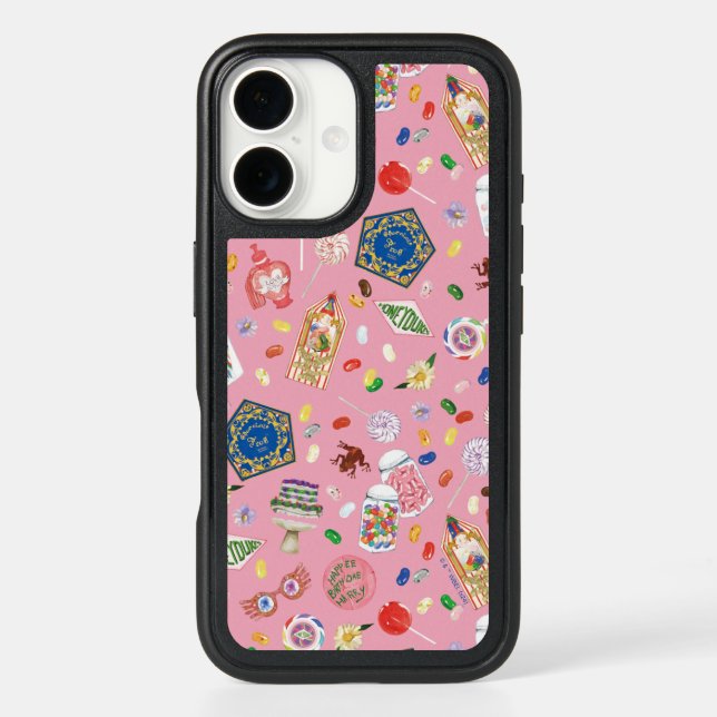 HARRY POTTER™ | Chocolate Frogs & Candy Pattern Otterbox iPhone Case (Back)