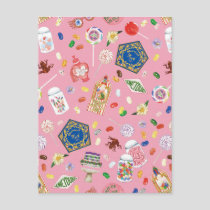 HARRY POTTER™ | Chocolate Frogs & Candy Pattern Postcard