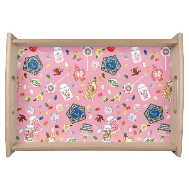 HARRY POTTER™ | Chocolate Frogs & Candy Pattern Serving Tray (Front)