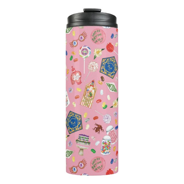 HARRY POTTER™ | Chocolate Frogs & Candy Pattern Thermal Tumbler (Front)