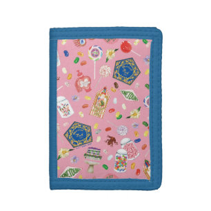 HARRY POTTER™   Chocolate Frogs & Candy Pattern Trifold Wallet