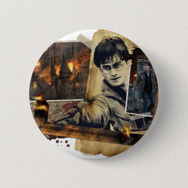 Harry Potter Collage 7 Button (Front)