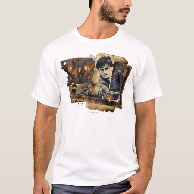 Harry Potter Collage 7 T-Shirt (Front)