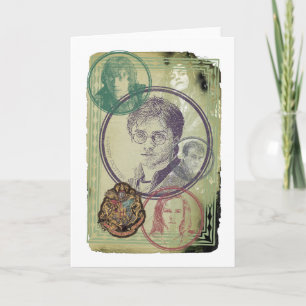 Harry Potter Collage Card