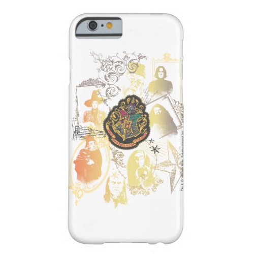 Harry Potter  Colorful Hogwarts Crest Barely There iPhone 6 Case