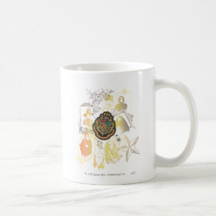 Harry Potter Colorful Hogwarts Crest Coffee Mug