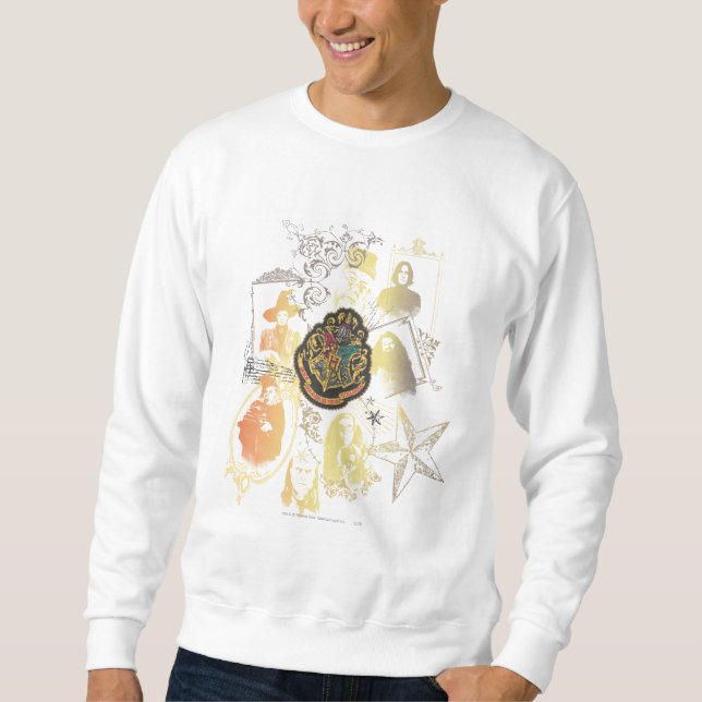 Harry Potter | Colorful Hogwarts Crest Sweatshirt (Front)