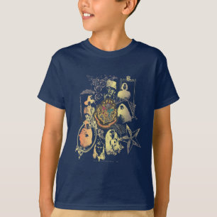 Harry Potter   Colorful Hogwarts Crest T-Shirt