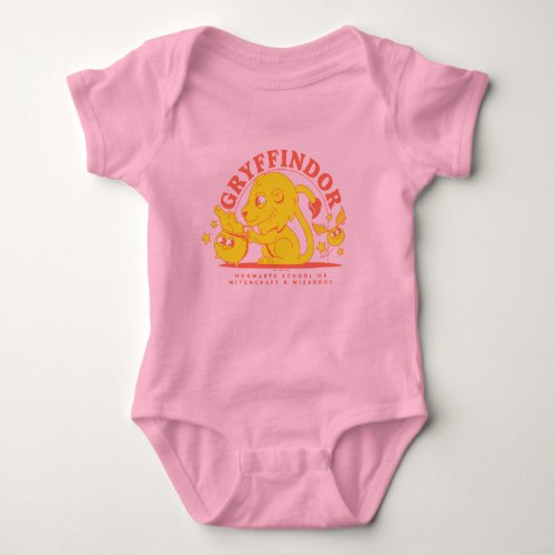 HARRY POTTER  Cute GRYFFINDOR Hogwarts School Baby Bodysuit