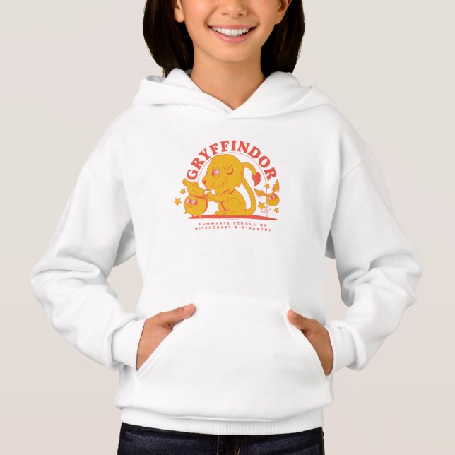 HARRY POTTER™ | Cute GRYFFINDOR™ Hogwarts School Hoodie (Front)