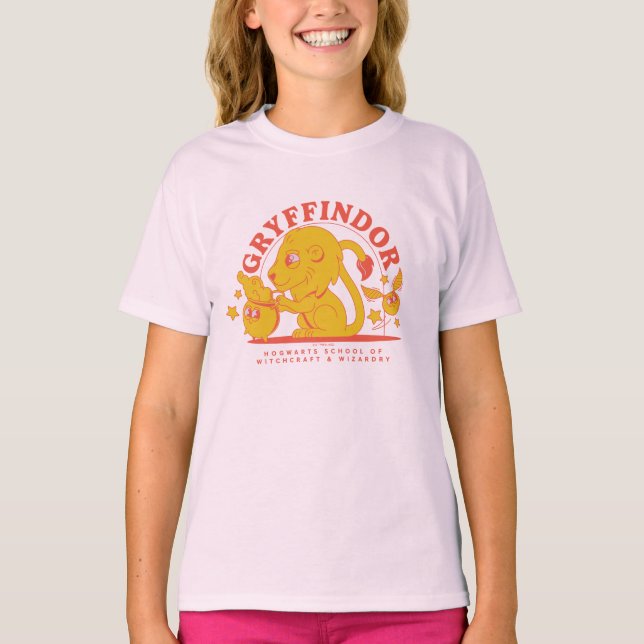 HARRY POTTER™ | Cute GRYFFINDOR™ Hogwarts School T-Shirt (Front)